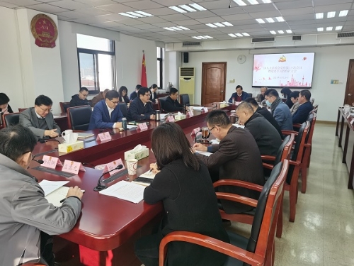 区人大常委会党组传达学习区第六次党代会精神