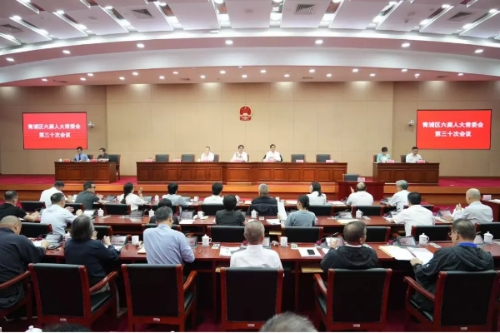 区六届人大常委会召开第三十次会议