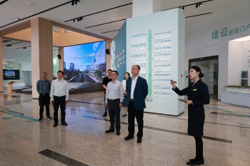区人大常委会主任程巍调研青浦新城建设